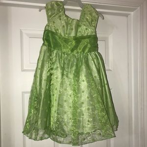 4t Girls Green Formal Dress